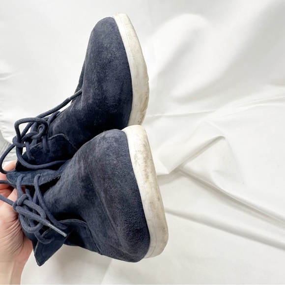 UGG Water Resistant Men's Freamon Blue Suede Boot Chukka Size 11.5 - Picture 5 of 9